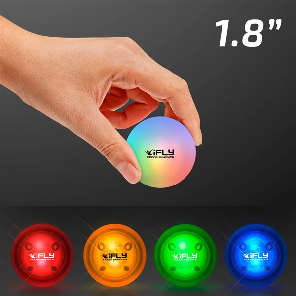 LED Rubber Bounce Ball, 1.8" & Super Bright! 3-5 Day Production... from ASI 34194 ALightPromos / Alight Promotional Products