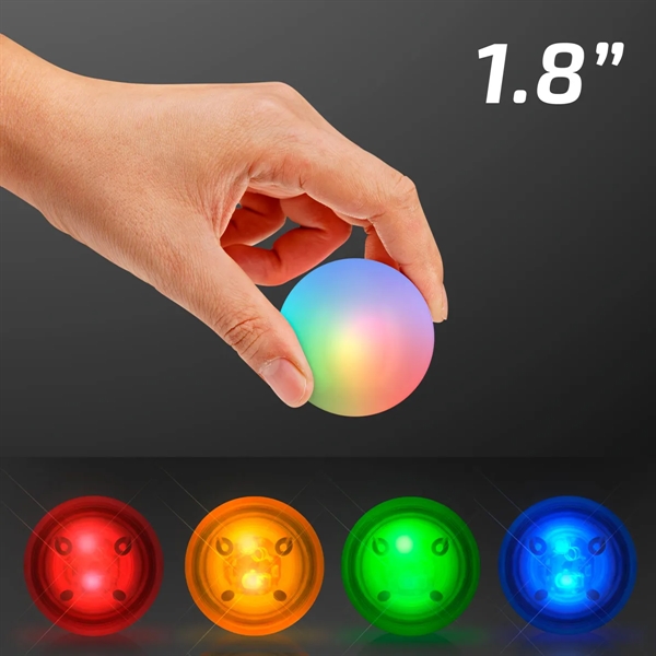 LED Rubber Bounce Ball, 1.8" & Super Bright! 3-5 Day Production... from ASI 34194 ALightPromos / Alight Promotional Products