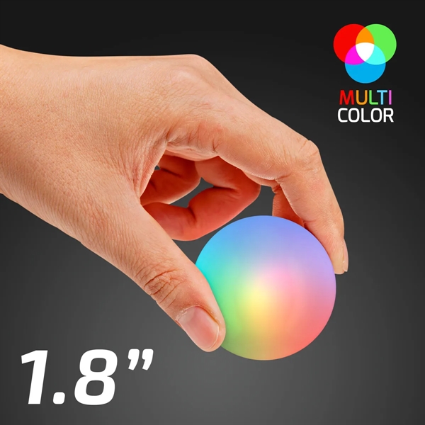 LED Rubber Bounce Ball, 1.8" & Super Bright! Blank & Imprinted... from ASI 34194 ALightPromos / Alight Promotional Products