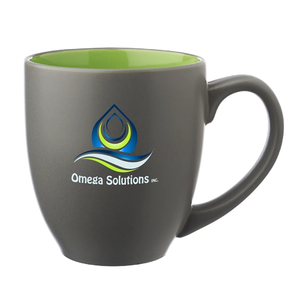 16oz Two Tone Ceramic Mug feature a high curved grip for... from ASI 62088 IDProductsource
