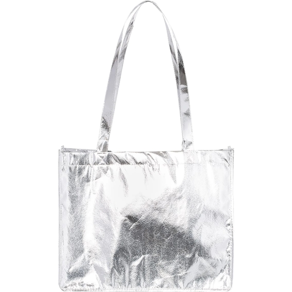 Full Color Metallic Large Tote... from ASI 30208 A P Specialties / AP Specialties