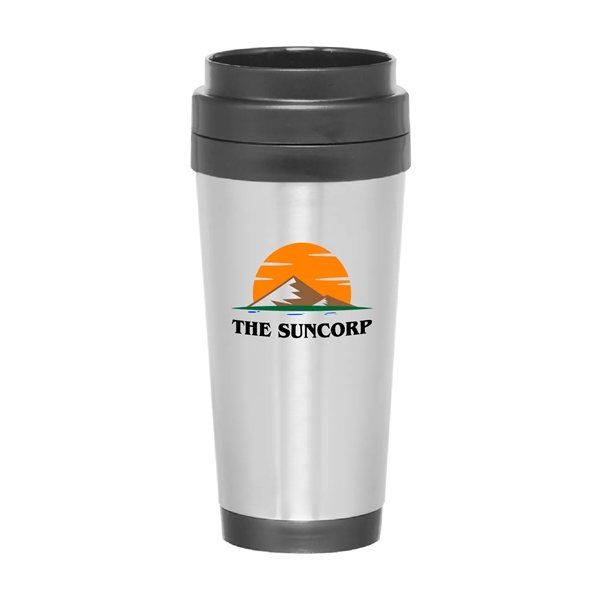 Stay on the move with the Intrepid stainless steel travel mug,... from ASI 62088 IDProductsource
