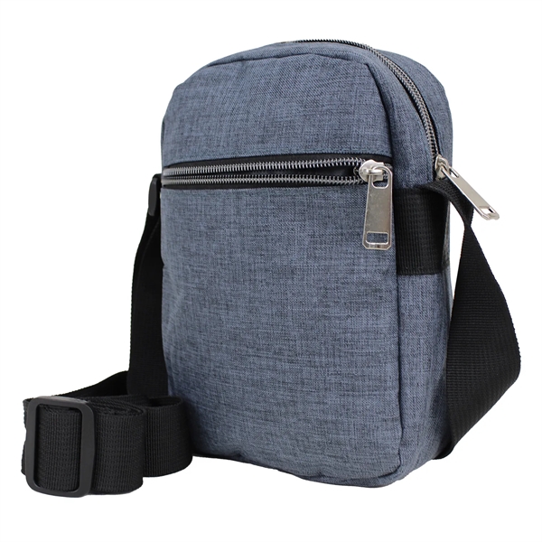 6" x 8" x 2" crossbody pouch with zipper closures and... from ASI 37980 Bagworld