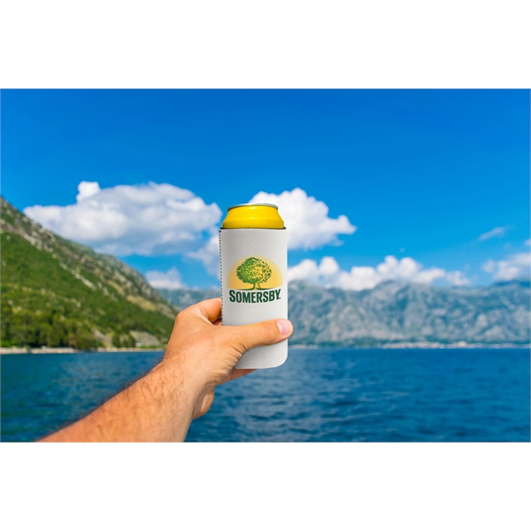 4" x 7" Tall Boy neoprene can cooler with silkscreen imprint..... from ASI 30250 AZX Sport USA