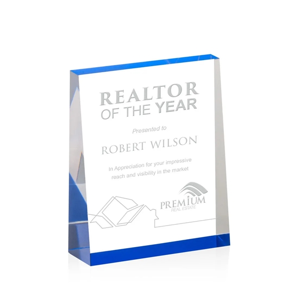 The Lansing Award is a thick freestanding acrylic award that tapers... from ASI 84592 St Regis Group / St Regis