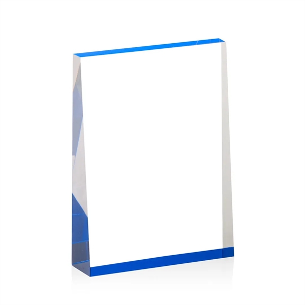 The Lansing Award is a thick freestanding acrylic award that tapers... from ASI 84592 St Regis Group / St Regis