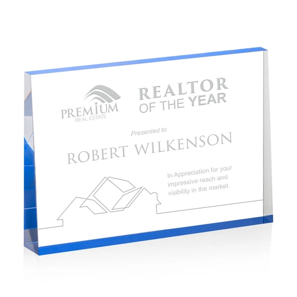 The Lansing Award is a thick freestanding acrylic award that tapers... from ASI 84592 St Regis Group / St Regis