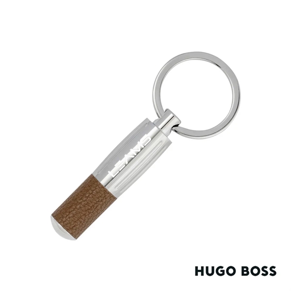 The Hugo Boss® Pure Iconic Key Ring combines crisp chrome metal... from ASI 84592 St Regis Group