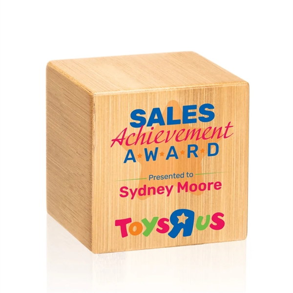 Elevate your recognition ceremonies with the Kenilworth Cube Bamboo VividPrint™ Award—... from ASI 84592 St Regis Group / St Regis