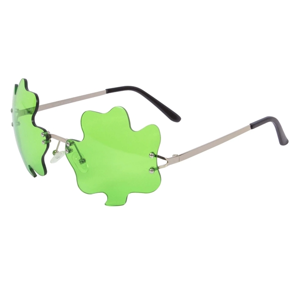 Green clover shaped suglasses.... from ASI 42016 Brighter Promotions Inc