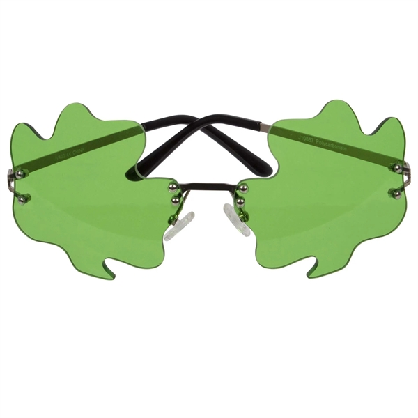 Green clover shaped suglasses.... from ASI 42016 Brighter Promotions Inc