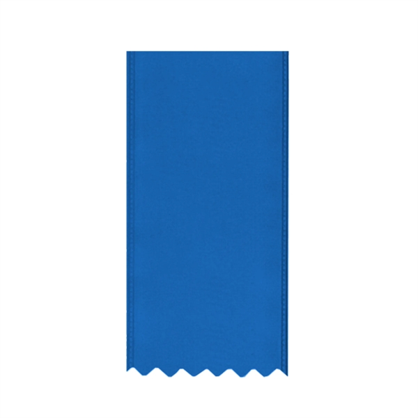 Premium grade custom ribbon with pinked edges, 1 5/8" x 4".... from ASI 93520 Ventura Inc