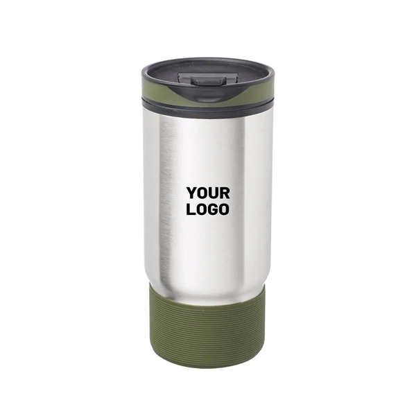 17 oz. stainless steel travel tumbler plus free 1 color silkscreen... from ASI 37218 Athena Promo (tm)