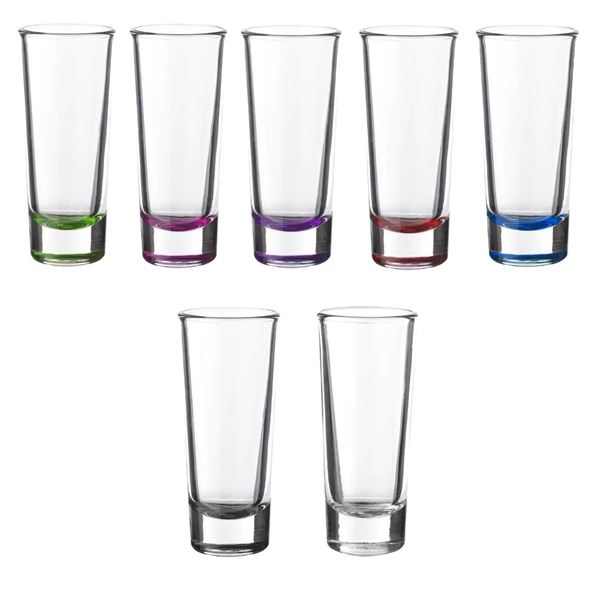 Double shot glass, 2 oz. plus 1 color silkscreen imprint on... from ASI 37218 Athena Promo (tm)