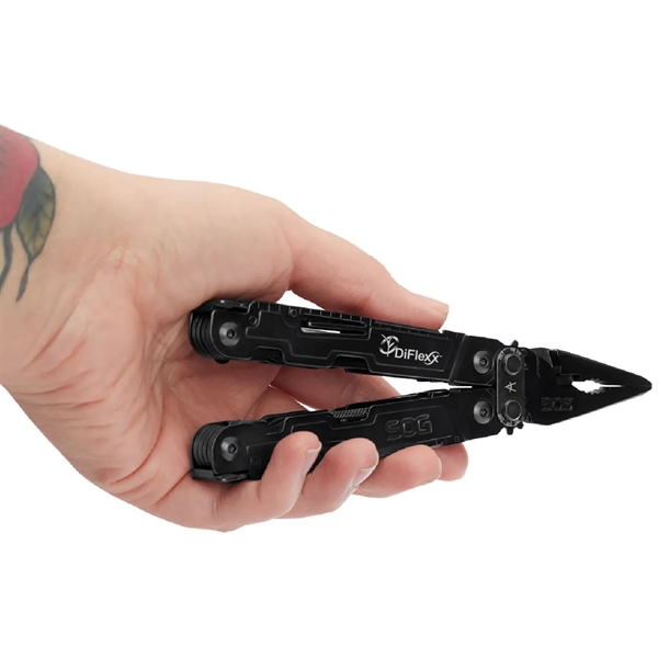 SOG Multitool equipped with patented gear-driven Compound Leverage mechanism with incredible... from ASI 46170 Compass Industries Inc