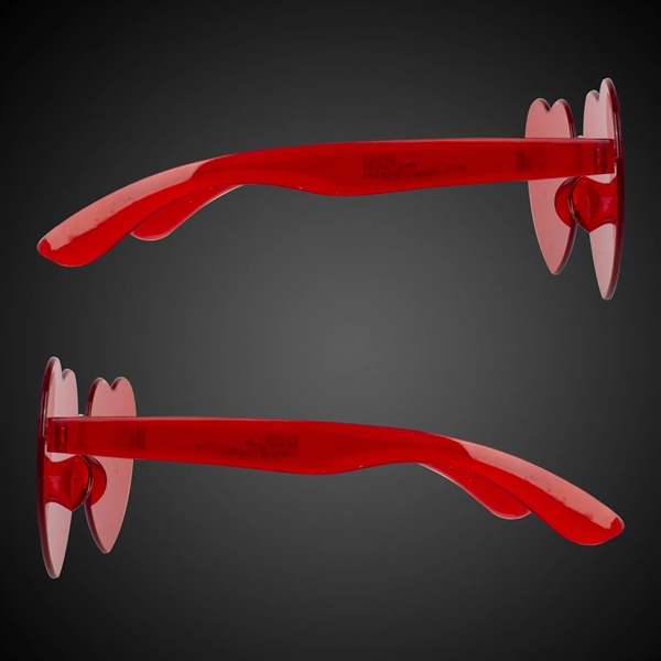 Red heart shaped sunglasses.... from ASI 42016 Brighter Promotions Inc