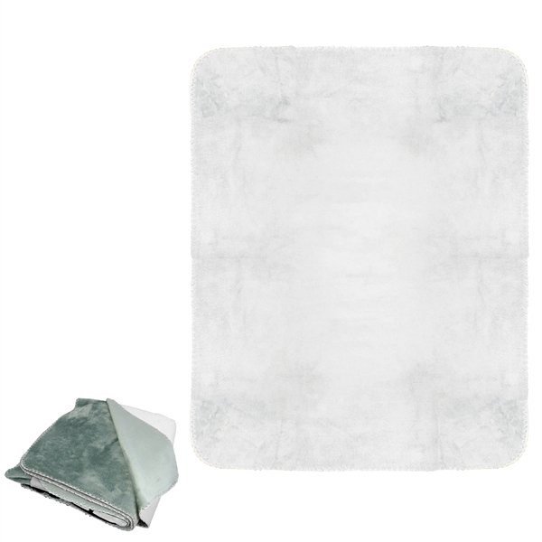 Full Color Velvety Recycled Plush Blanket... from ASI 30208 A P Specialties / AP Specialties