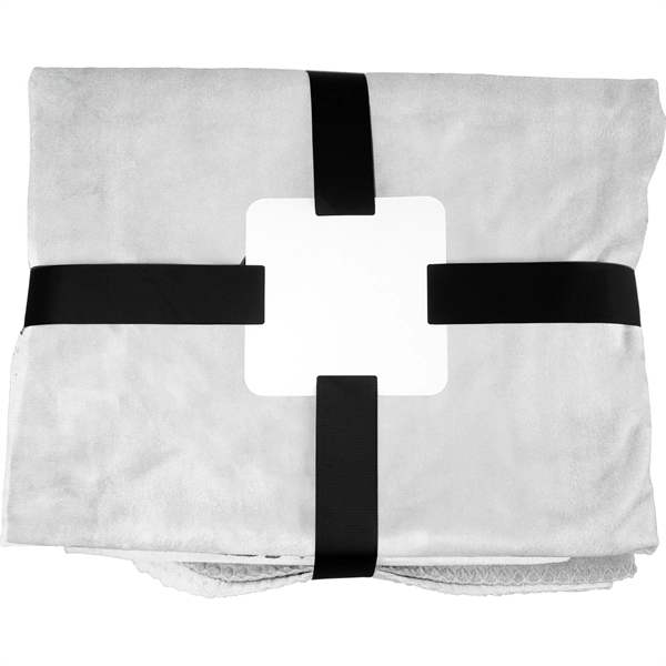 Gift Wrapped Full Color Velvety Recycled Plush Blanket... from ASI 30208 A P Specialties / AP Specialties