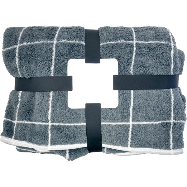 Gift Wrapped Plaid Recycled Blanket... from ASI 30208 A P Specialties / AP Specialties