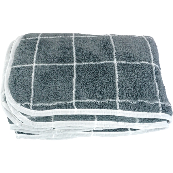 Gift Wrapped Plaid Recycled Blanket... from ASI 30208 A P Specialties / AP Specialties