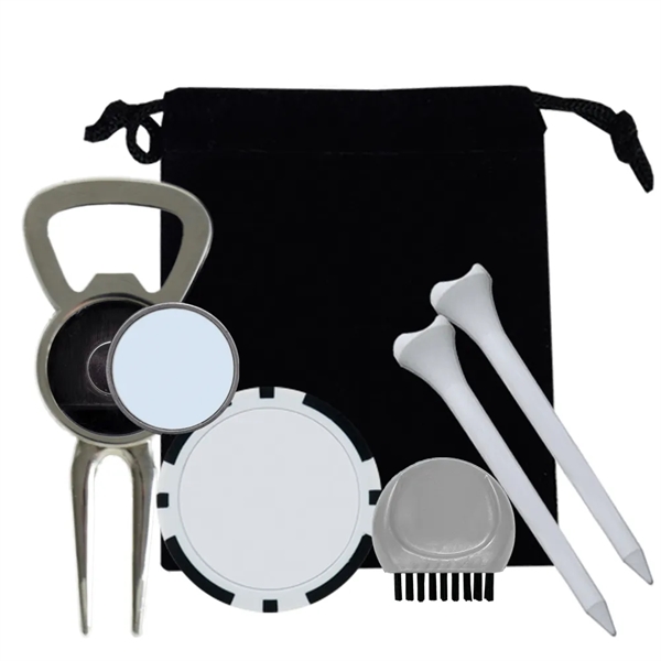 First Tee Silver golf kit with best-selling accessories, tees, and a... from ASI 38120 Ball Pro / Diversified Quality Kitchenware