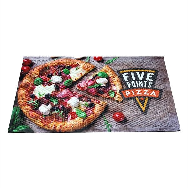 Durable covered outdoor/indoor mat. Full bleed, 4-color process printed scraper mat.... from ASI 35750 PromoMatting by Americo