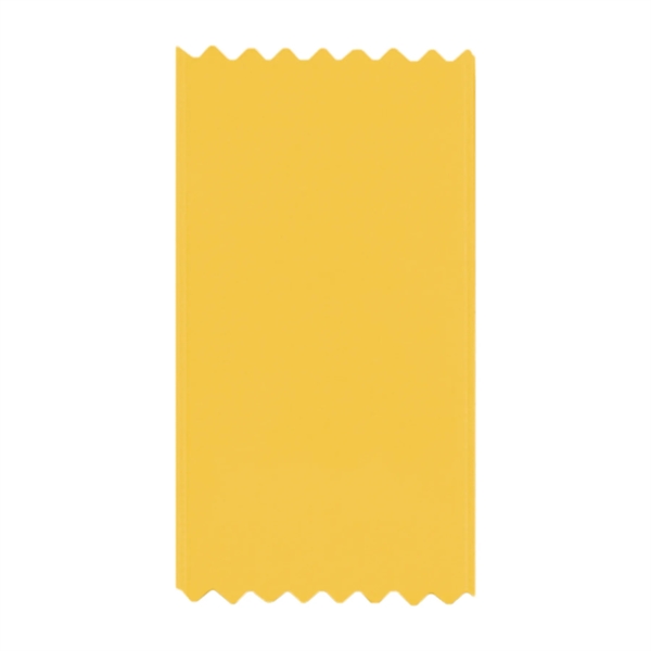 Premium grade custom ribbon with pinked edges, 2" x 4".... from ASI 93520 Ventura Inc