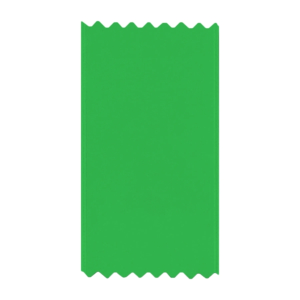 Premium grade custom ribbon with pinked edges, 2" x 4".... from ASI 93520 Ventura Inc
