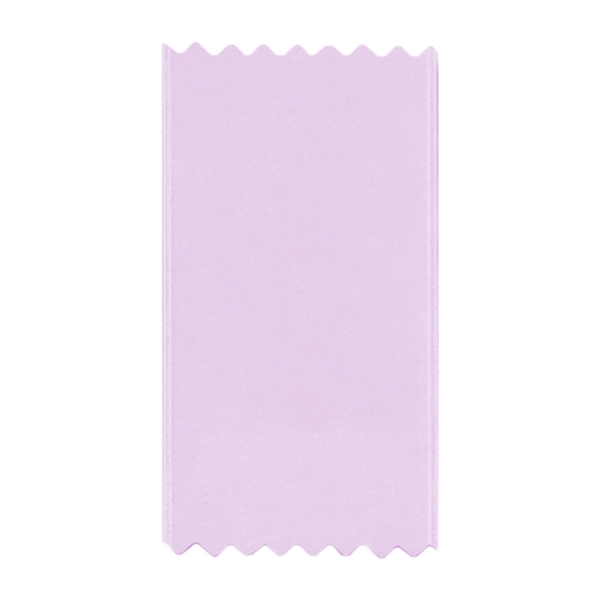 Premium grade custom ribbon with pinked edges, 2" x 4".... from ASI 93520 Ventura Inc
