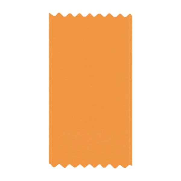 Premium grade custom ribbon with pinked edges, 2" x 4".... from ASI 93520 Ventura Inc