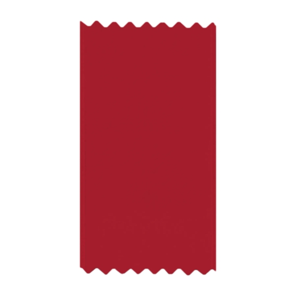 Premium grade custom ribbon with pinked edges, 2" x 4".... from ASI 93520 Ventura Inc