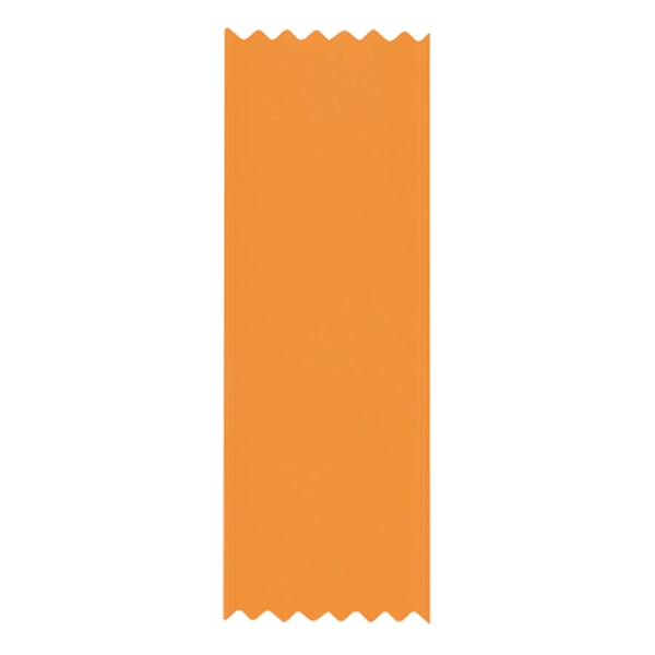 Premium grade custom ribbon with pinked edges, 2" x 6".... from ASI 93520 Ventura Inc