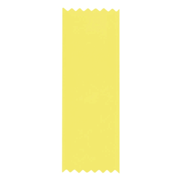 Premium grade custom ribbon with pinked edges, 2" x 6".... from ASI 93520 Ventura Inc