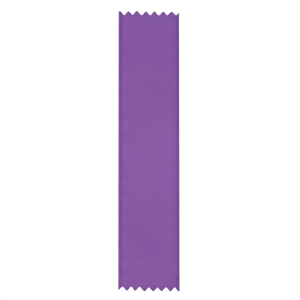 Premium grade custom ribbon with pinked edges, 2" x 10".... from ASI 93520 Ventura Inc