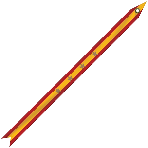 Custom Printed Double Sided Knit Polyester Streamer... from ASI 80228 Quinn