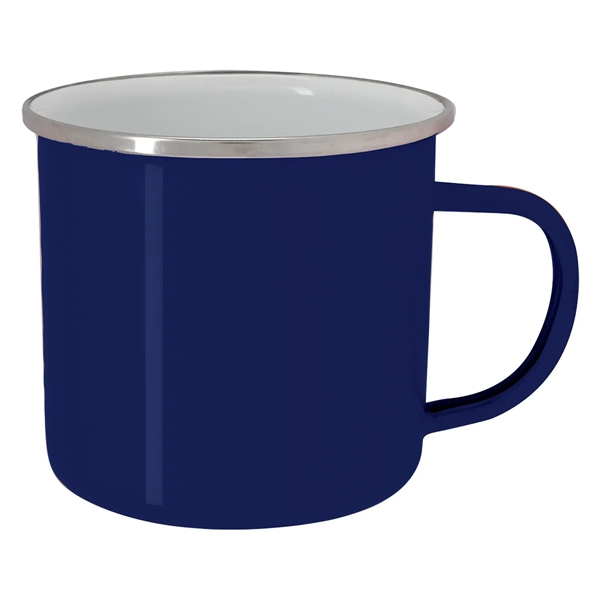 16 oz. mug made of enamel in multiple colors;... from ASI 61125 Hit Promotional Products / Hit®