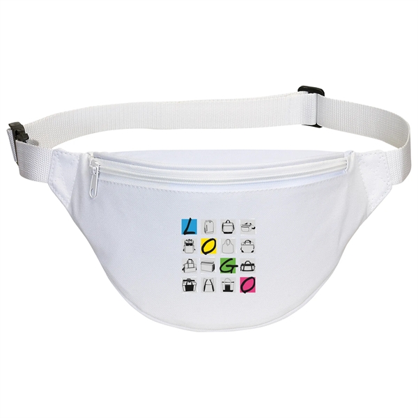 Pack made of poly 600 denier and measuring 14" x 6"... from ASI 46420 Continental Mkting Svc Inc / CMBags