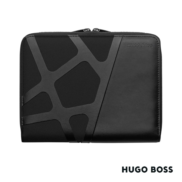 The Hugo Boss® A5 Conference Folder is crafted out of black... from ASI 84592 St Regis Group