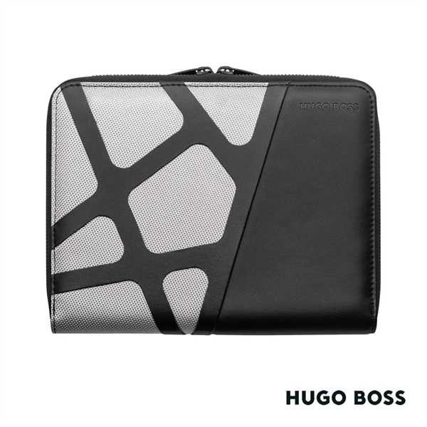 The Hugo Boss® A5 Conference Folder is crafted out of black... from ASI 84592 St Regis Group