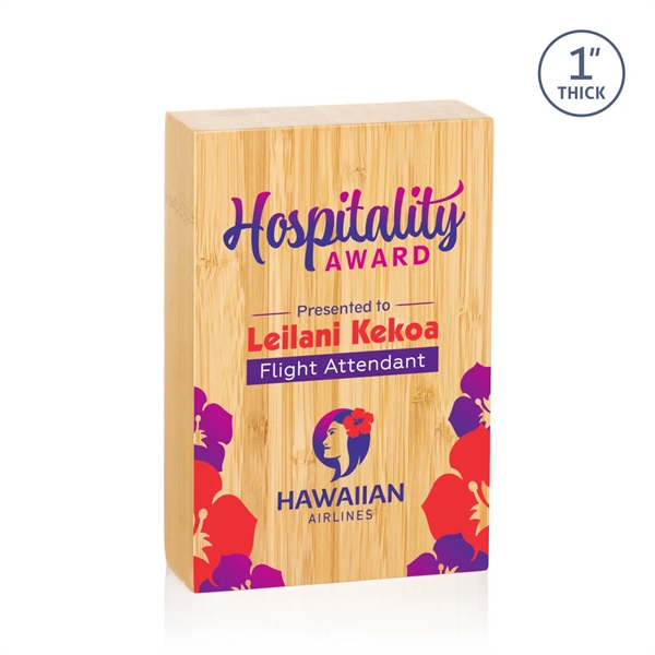 The Auckland VividPrint™ Award is a rectangular-shaped accolade exudes a perfect... from ASI 84592 St Regis Group / St Regis