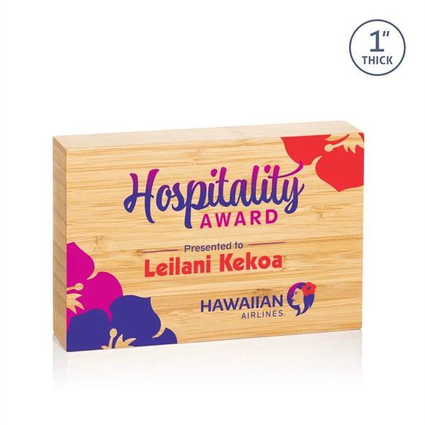 The Auckland VividPrint™ Award is a rectangular-shaped accolade exudes a perfect... from ASI 84592 St Regis Group / St Regis