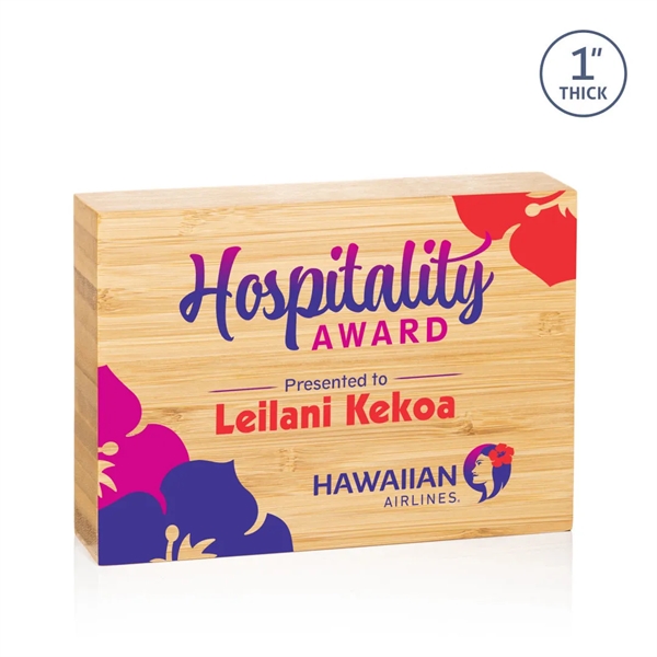 The Auckland VividPrint™ Award is a rectangular-shaped accolade exudes a perfect... from ASI 84592 St Regis Group / St Regis