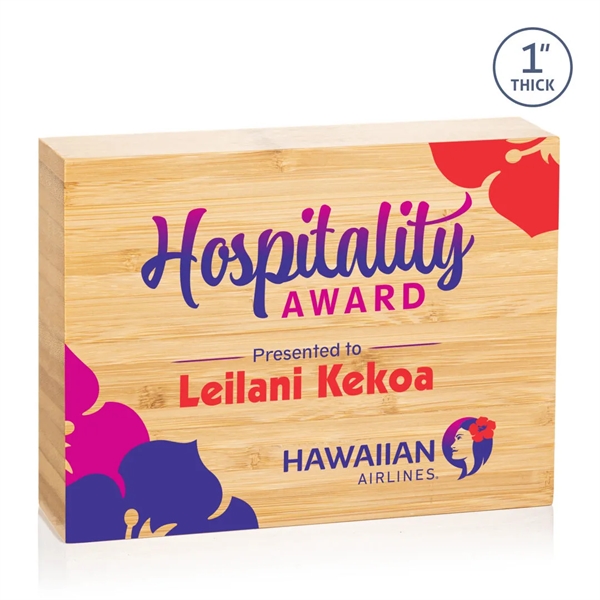 The Auckland VividPrint™ Award is a rectangular-shaped accolade exudes a perfect... from ASI 84592 St Regis Group / St Regis