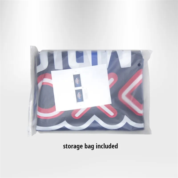 6' x 10' 110G polyester two-piece breakaway sports banner.... from ASI 36558 Aprons, Etc.