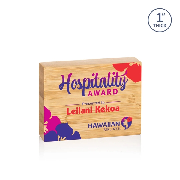 The Auckland VividPrint™ Award is a rectangular-shaped accolade exudes a perfect... from ASI 84592 St Regis Group / St Regis