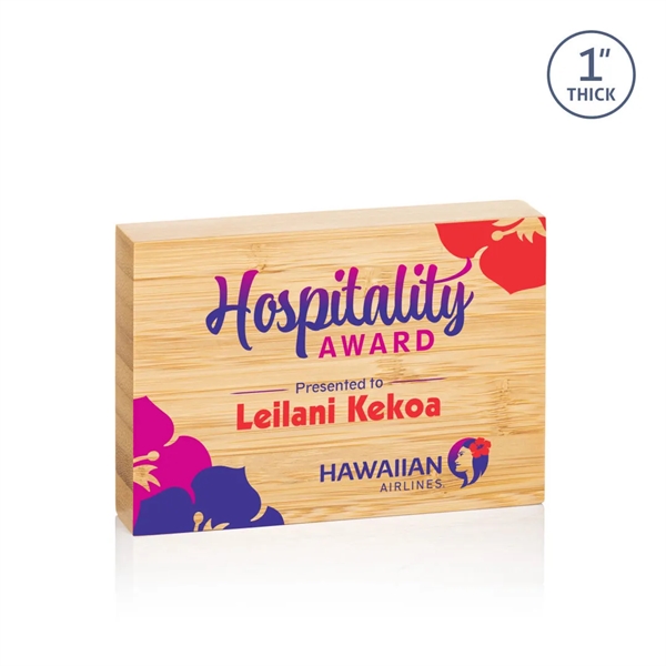 The Auckland VividPrint™ Award is a rectangular-shaped accolade exudes a perfect... from ASI 84592 St Regis Group / St Regis