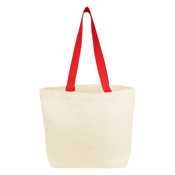 19" x 15" x 5" cotton white open style canvas tote... from ASI 37980 Bagworld