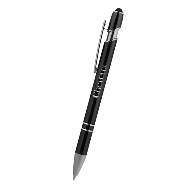 Plunger-action aluminum Piper incline stylus pen for taking notes.... from ASI 61125 Hit Promotional Products / Hit®