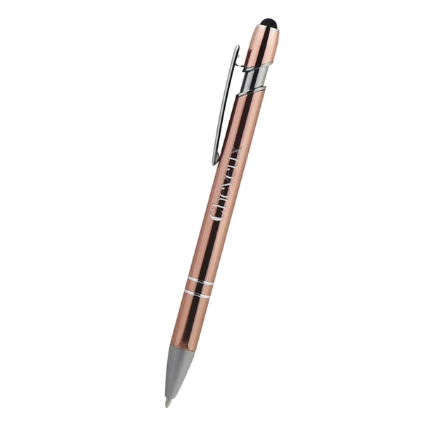 Plunger-action aluminum Piper incline stylus pen for taking notes.... from ASI 61125 Hit Promotional Products / Hit®
