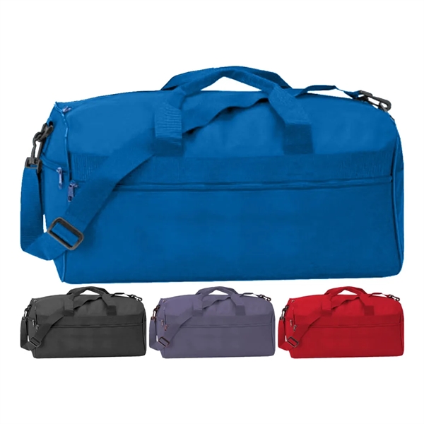 Durable square duffel bag perfect for sports teams or gym use.... from ASI 31517 Admart Products / Admart Line